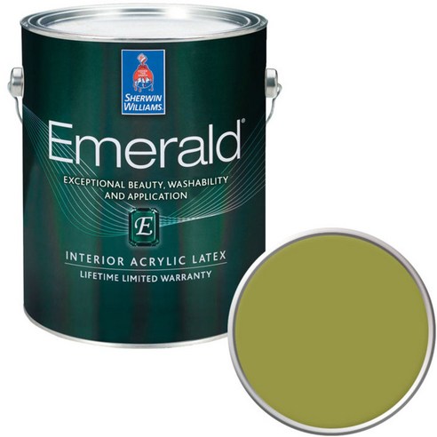 셔윈윌리암스 에메랄드 페인트 1L, SW6712 Luau Green
