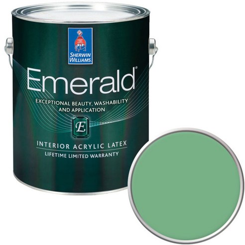 셔윈윌리엄스 에메랄드 페인트 1L, SW9035 Frosted Emerald