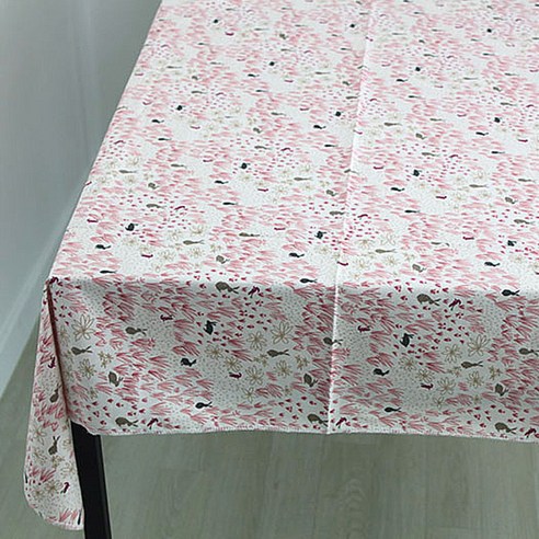 Noland 레빗타운 테이블 커버, 핑크, 110 x 150 cm