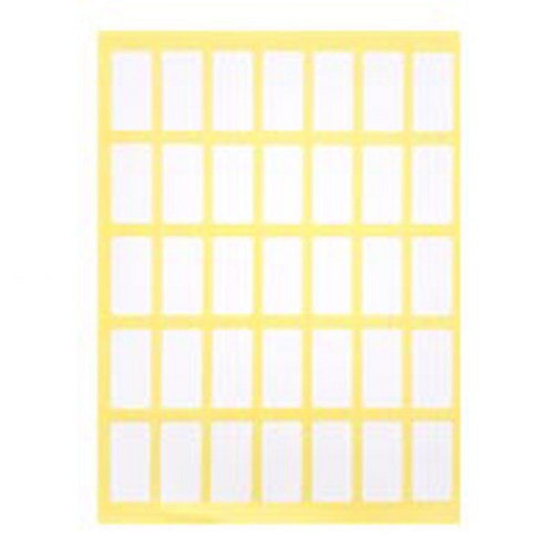 블루마토 PP 사각 라벨 스티커 1 10p, A(흰색), 7개입
