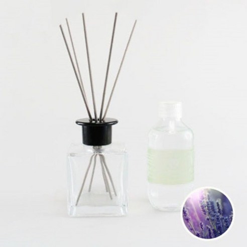 아로마홈 심플디퓨져 200ml 세트 그레이스틱, 라벤더