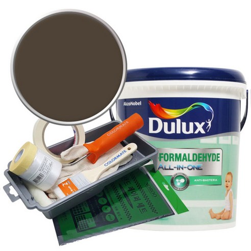 듀럭스 안티 포름알데히드 페인트 1L 세트, Luxurious Chocolate