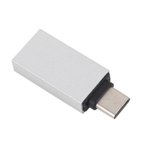 올웨이즈 수퍼 커넥션 C-type to USB OTG 젠더 실버, 1개