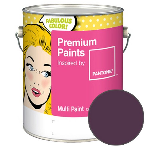 노루페인트 팬톤멀티 에그쉘광 핑크 바이올렛 계열 페인트 4L, 이탈리안 플럼(19-2514)