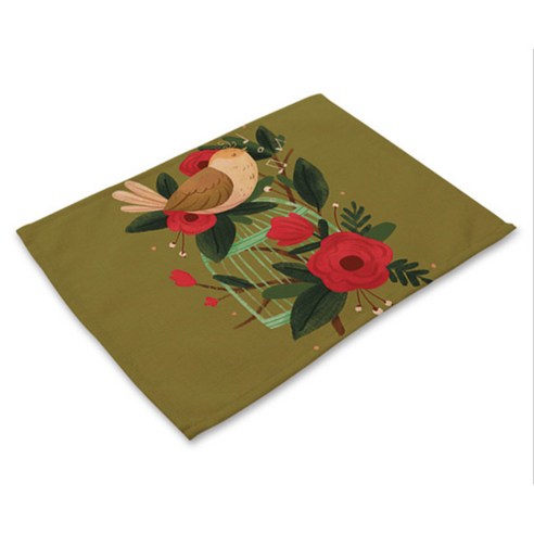 비케이 오리엔탈 새 식탁매트, 1, 가로 42cm x 세로 32cm