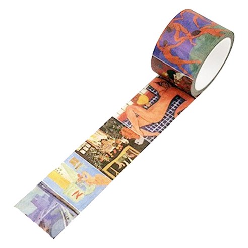 라이프포인트 명화 시리즈 마스킹 테이프 30mm x 8m, 마티스, 1개