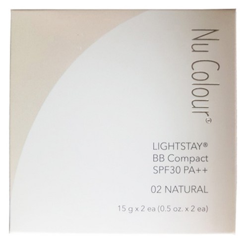 뉴스킨 뉴컬러 라이트스테이 비비컴팩트 SPF30 PA++ 본품 + 리필, 02 NATURAL(내추럴), 1세트