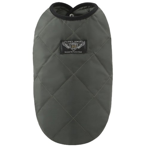 퍼피엔젤 강아지 MAC 데일리 패딩 VEST 01, 841 Green