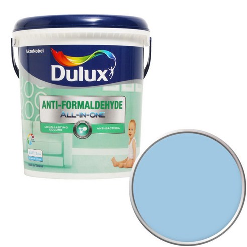 듀럭스 안티포름알데히드 올인원 페인트 1L, Tranquil Blue