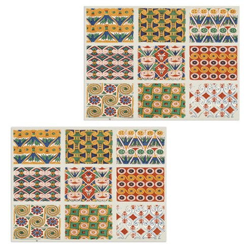 로엠디자인 실리콘 식탁매트 카펫트 2p, 1, 385 x 285 mm