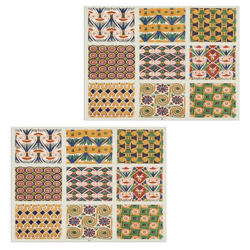 로엠디자인 실리콘 식탁매트 카펫트 2p, 2, 385 x 285 mm