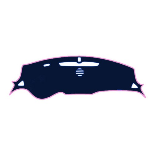 블루코드 벨벳 대쉬보드 커버 + 더스트백, 쉐보레 올뉴말리부(센터 유 / LED 유), 블루 + 핑크