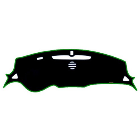 블랙라벨 논슬립 펠트 라텍스 대쉬보드커버, 쉐보레 올뉴말리부(센터 유 / LED 유), 블랙 + 그린