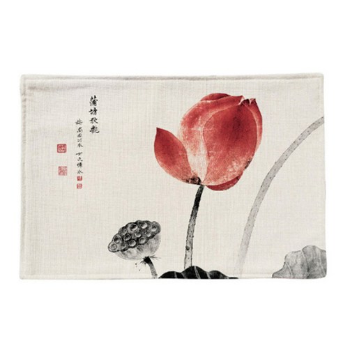 비케이 수묵화 식탁매트, 5, 44 x 28 cm