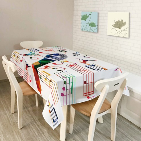 이코디 유니크 테이블 보, 뮤직, 140 x 180 cm
