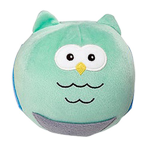 더플래 반려견 노즈워크 토이볼 50cm, 민트(부엉이), 1개