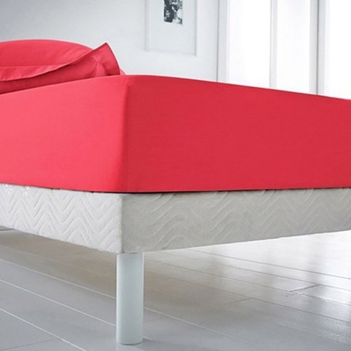 라흐두뜨 딥사이즈 순면 매트리스 커버 F686109, cherry red