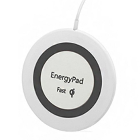 Qi 에너지패드 원형 무선충전기 EnergyPad-B85UF, EnergyPad-B85UF(화이트), 1개