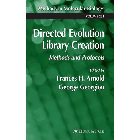 Directed Evolution Library Creation: Methods and Protocols, Humana Pr Inc