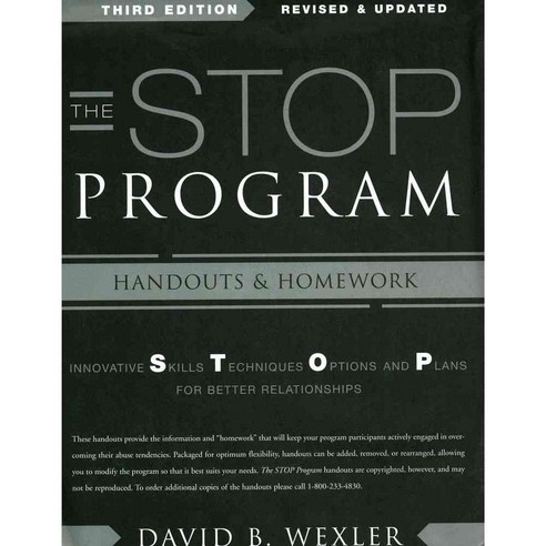 The Stop Program: Innovative Skills Techniques Options and Plans for ...