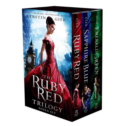 The Ruby Red Trilogy Set: Includes Ruby Red / Sapphire Blue / Emerald Green, Square Fish