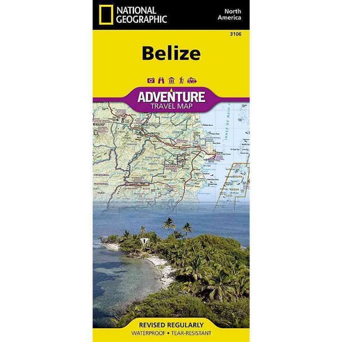 National Geographic Belize : North America: Adventure Travel Map, Natl Geographic Society Maps