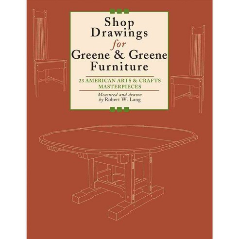 Shop Drawings for Greene & Greene Furniture: 23 American Arts & Crafts Masterpieces, Fox Chapel Pub Co Inc
