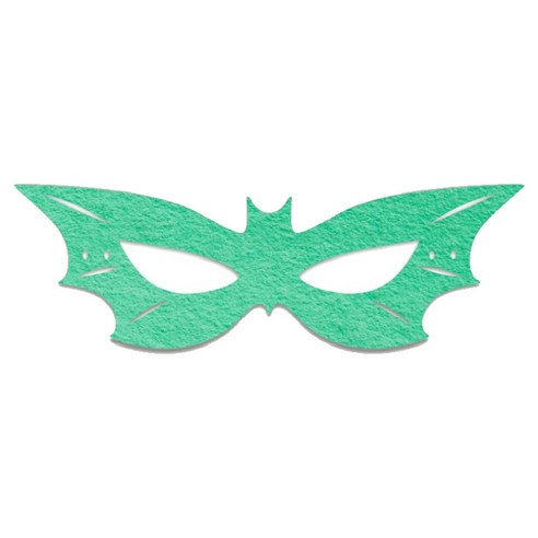파티팝 파티용 박쥐 페이스 마스크, 민트