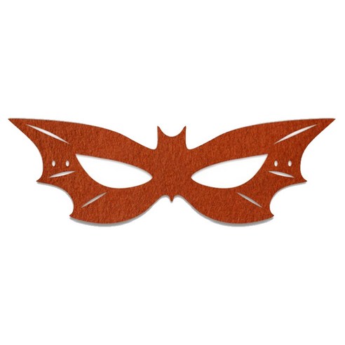 파티팝 파티용 박쥐 페이스 마스크, 커피