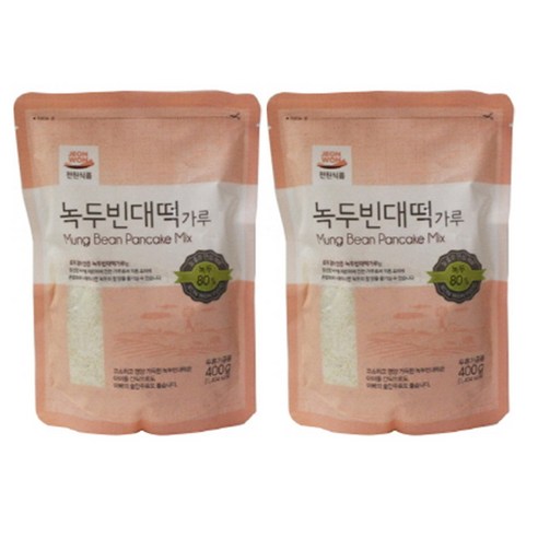 전원식품 녹두 빈대떡가루, 400g, 2개 - 콩가루 | 쿠팡