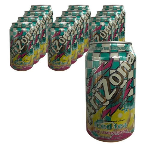 아리조나 아이스티 레몬향 CAN, 340ml, 12개