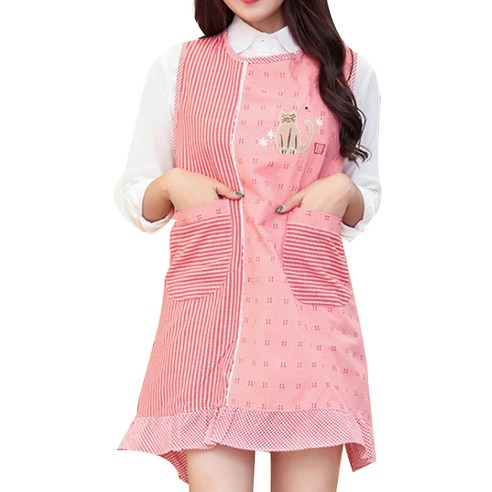이코디 아수라 플레어 앞치마, 레드, 1개