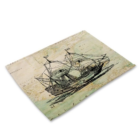 비케이 대항해시대 식탁매트, 14, 가로 42cm x 세로 32cm