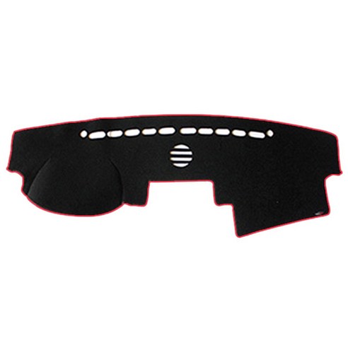 차마루 기아 3D 논슬립 대쉬보드커버, 쏘렌토R(스피커 유, 네비매립 유), 블랙+레드