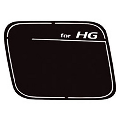 블루코드 현대 차종별 주유구 스티커, 그랜져 HG(카본블랙), 1개