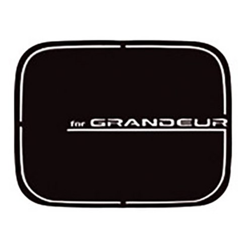 블루코드 현대 차종별 주유구 스티커, 그랜져 XG(카본블랙), 1개