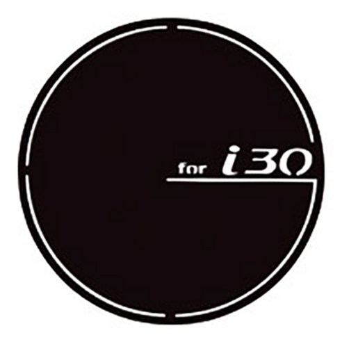블루코드 현대 차종별 주유구 스티커, i30(카본블랙), 1개