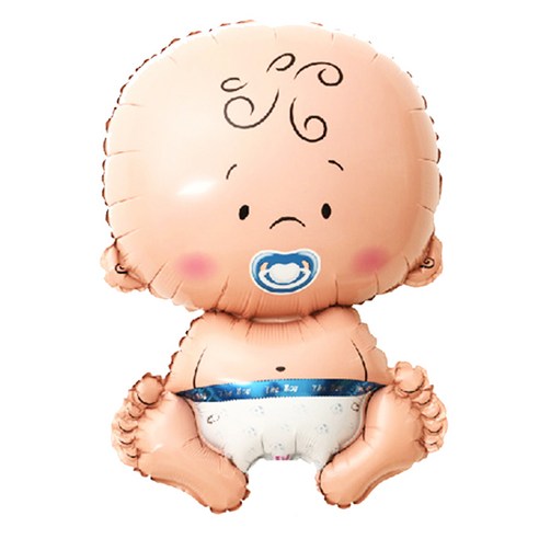 파티팝 파티용품 캐릭터2 알루미늄 풍선, 베이비, 30개입