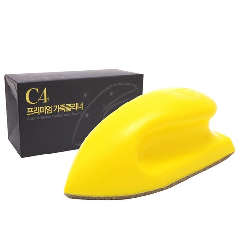 프리미엄 나노브러시 C4 가죽 클리너, 1개, 68g