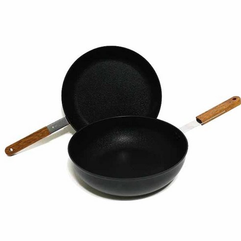 키친아트 포르트 IH 후라이팬 2종 세트, 1세트, 후라이팬 28cm + 궁중팬 28cm