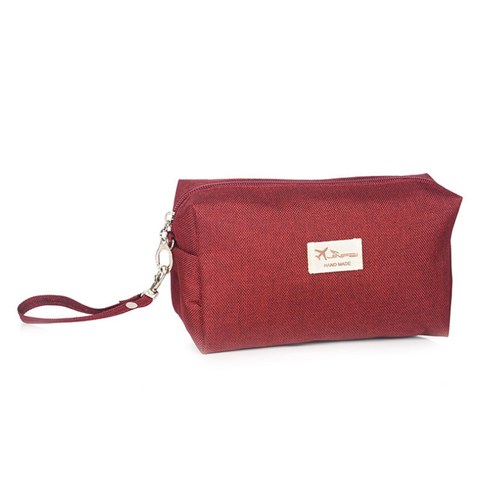 이코디 워시 메이크업 파우치, 와인, 1개