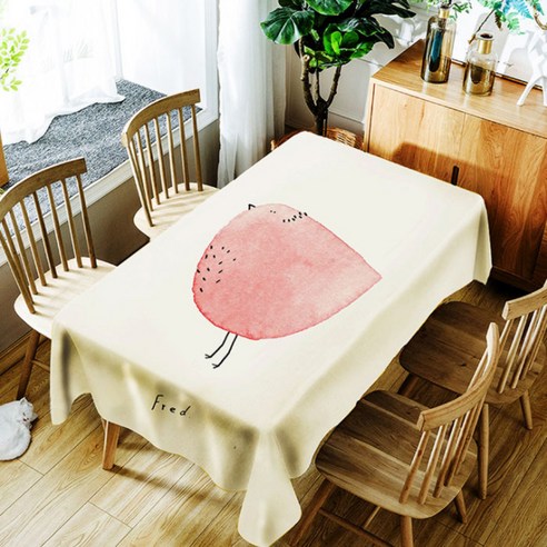 아울리빙 감성 디자인 주방 테이블보, I, 140 x 180 cm