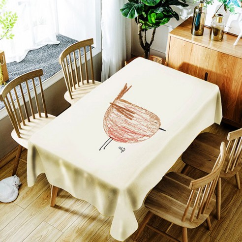 아울리빙 감성 디자인 주방 테이블보, E, 150 x 210 cm