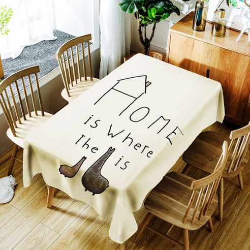 아울리빙 감성 디자인 주방 테이블보, A, 150 x 210 cm