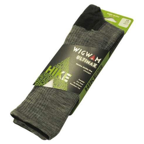 위그암 남녀공용 Merino Airlite Pro 스포츠 양말 F6003, 072 Grey