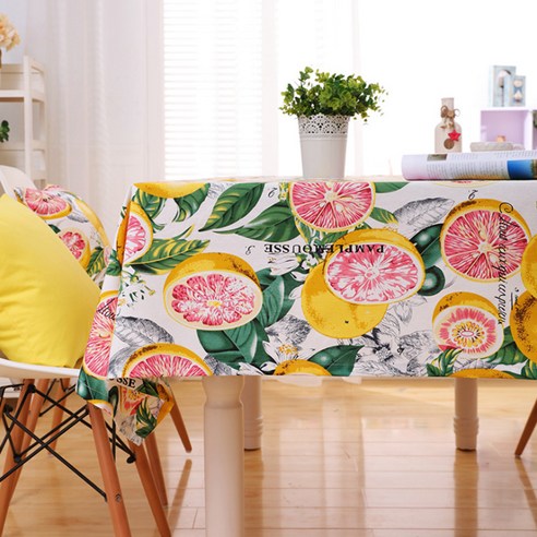 이코디 그레이프 푸릇 테이블 보, 혼합 색상, 140 x 140 cm