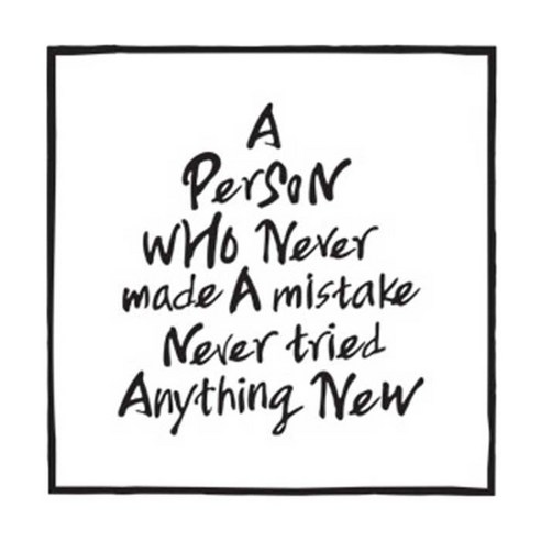 디자인엠 메이드 미스테이크 캘리그라피 포인트 스티커, 블랙