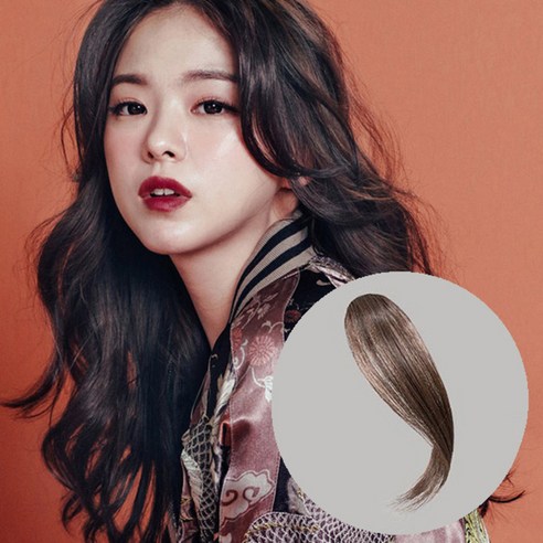 핑크에이지 수시뱅 슬림 롱 소 모스트사 앞머리 가발, CB1 초코브라운, 1개