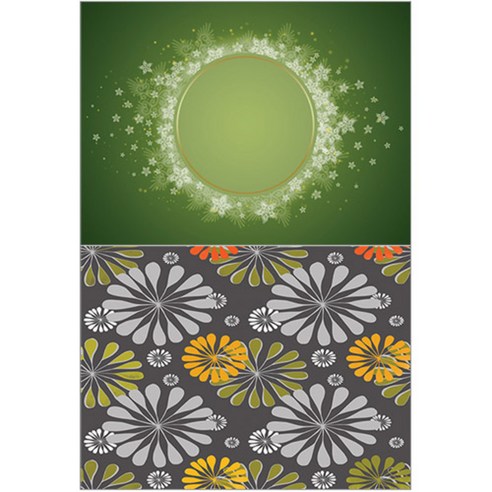 로엠디자인 실리콘 식탁매트 별1 + 꽃패턴, 혼합 색상, 385 x 285 mm