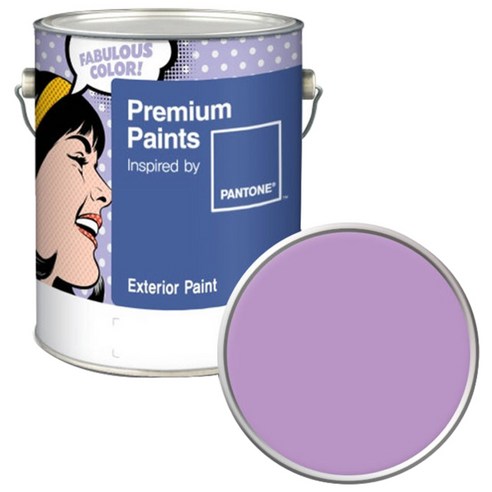 노루페인트 팬톤 외부용 실외 저광 페인트 4L, 16-3520 African Violet